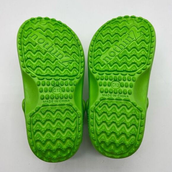 Nothinz Children’s Clog Neon Green C12 - Picture 5 of 5